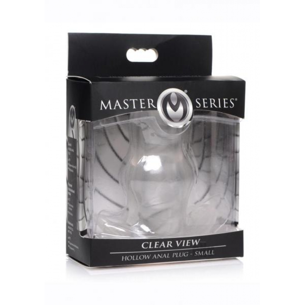 Ms Clear View Hollow Anal Plug Sm - Anal Plugs