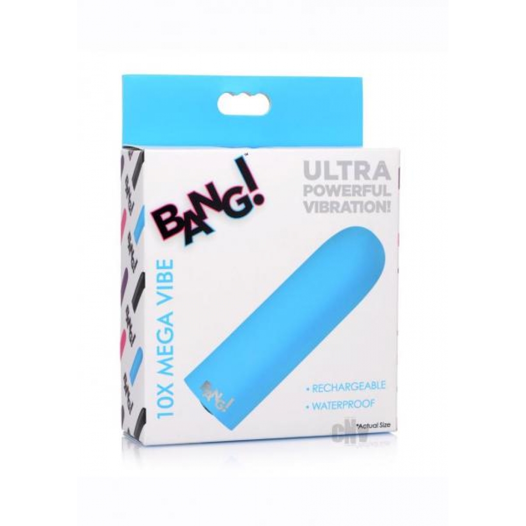 Bang 10x Recharge Vibe Bullet Blue - Bullet Vibrators