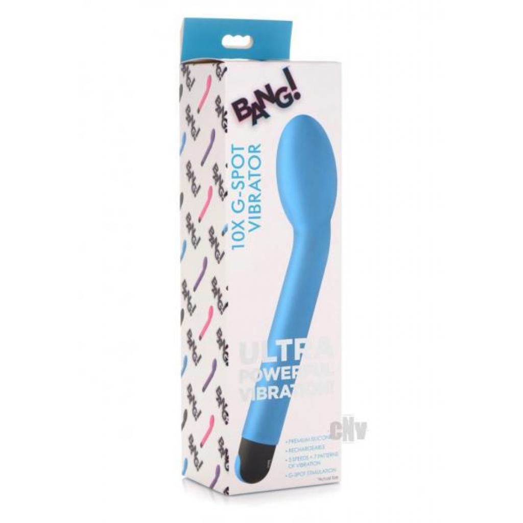 Bang 10x Gspot Vibrator Blue - G-Spot Vibrators