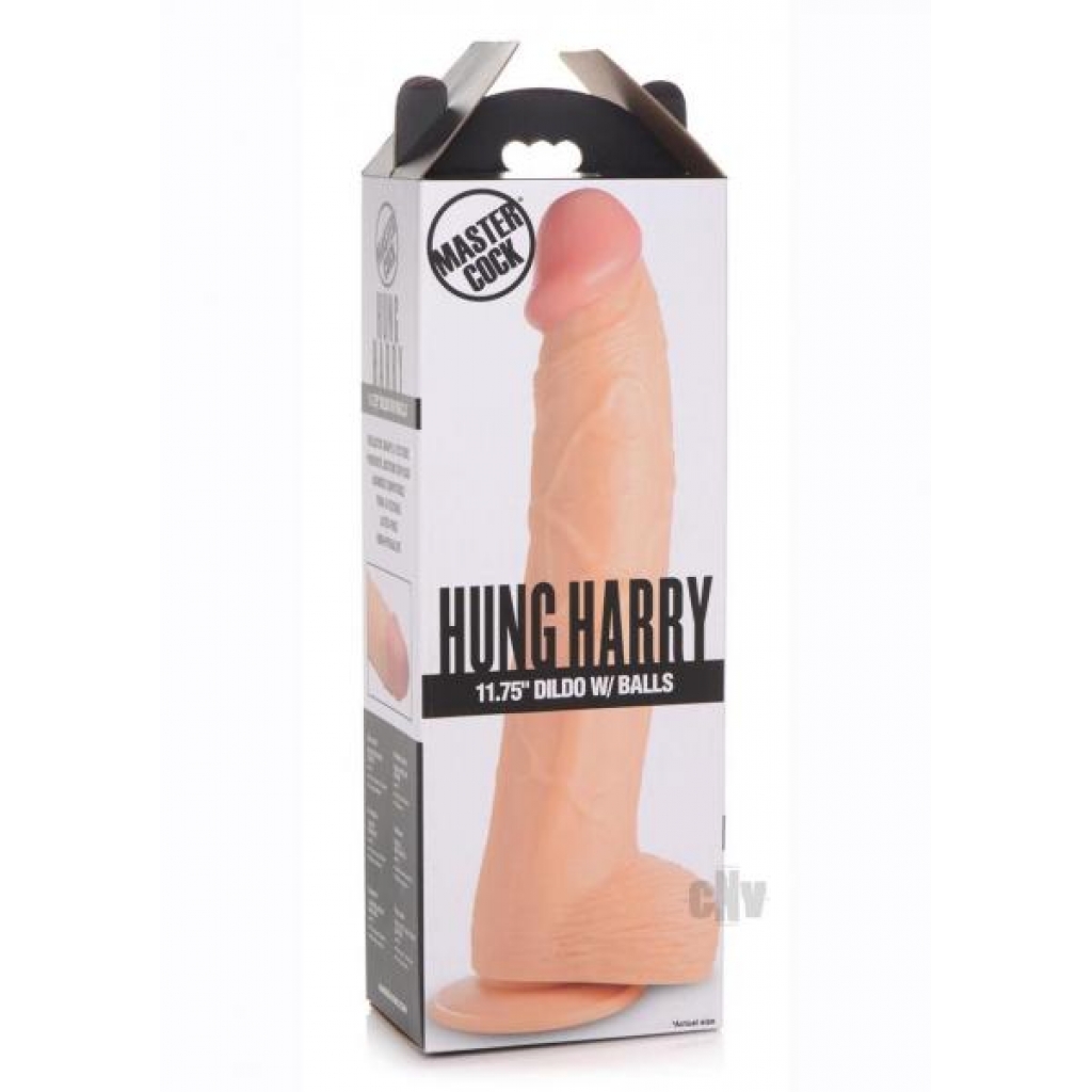 Mc Hung Harry Dildo W/balls 11.75 Light - Huge Dildos