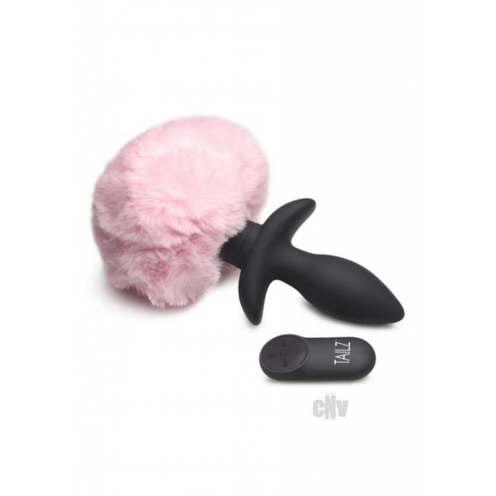 Tailz Moving/vibrating Bunny Tail Pink - Anal Plugs