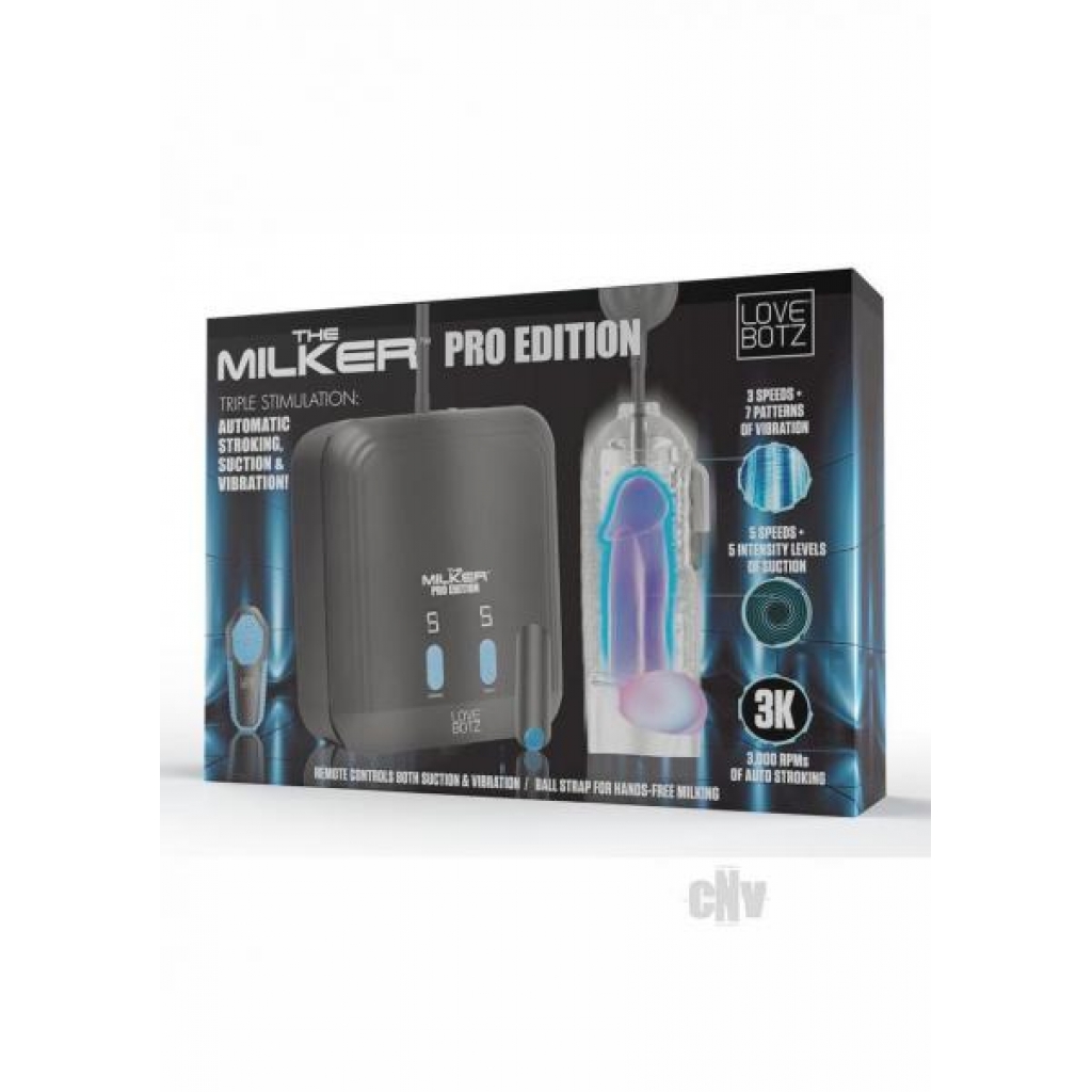 Lb Milker Pro Edition Black - Sex Machines