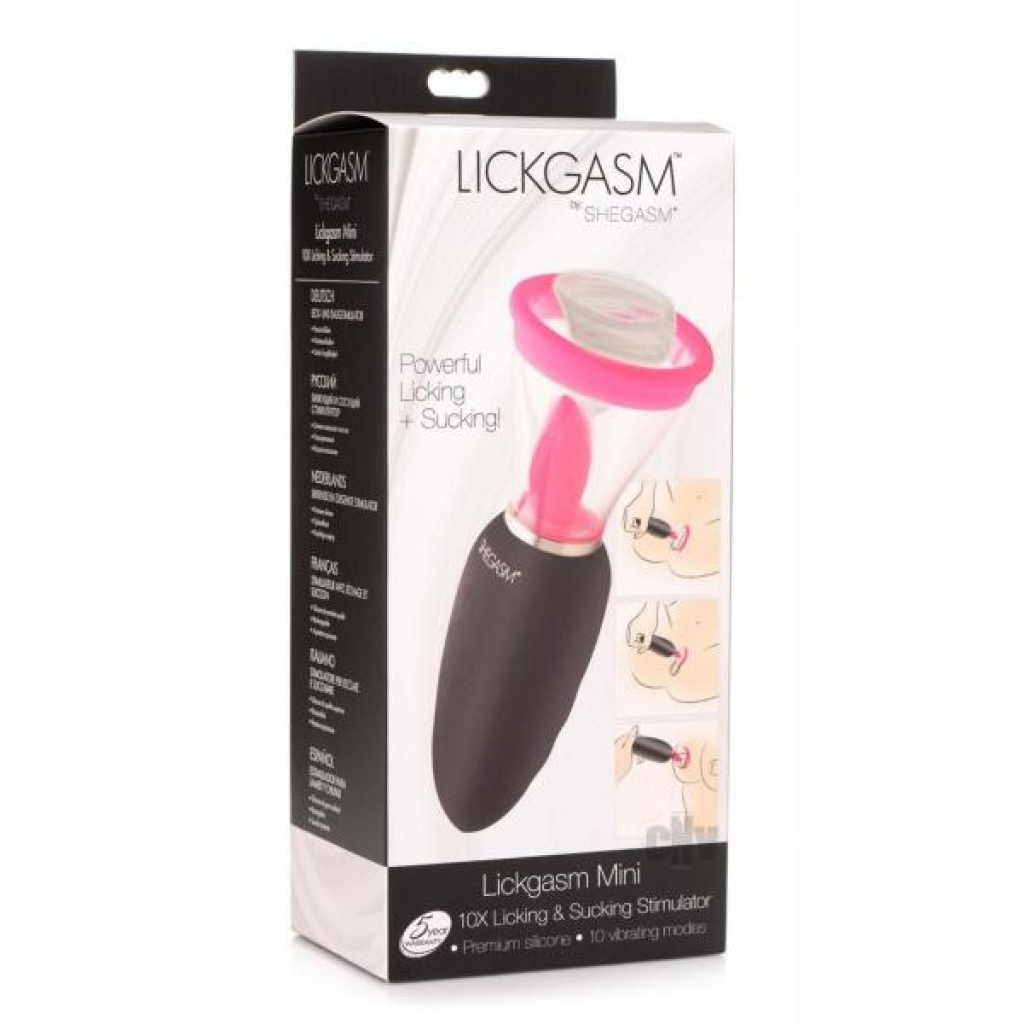 Inmi Lickgasm Mini Black/pink - Anal Plugs