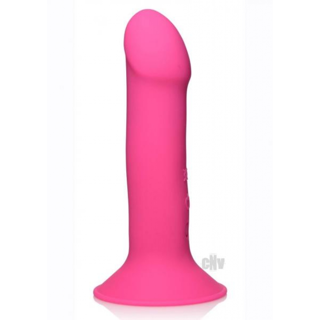 Squeeze It Vibe Phallic Dildo Pink - Realistic Dildos & Dongs