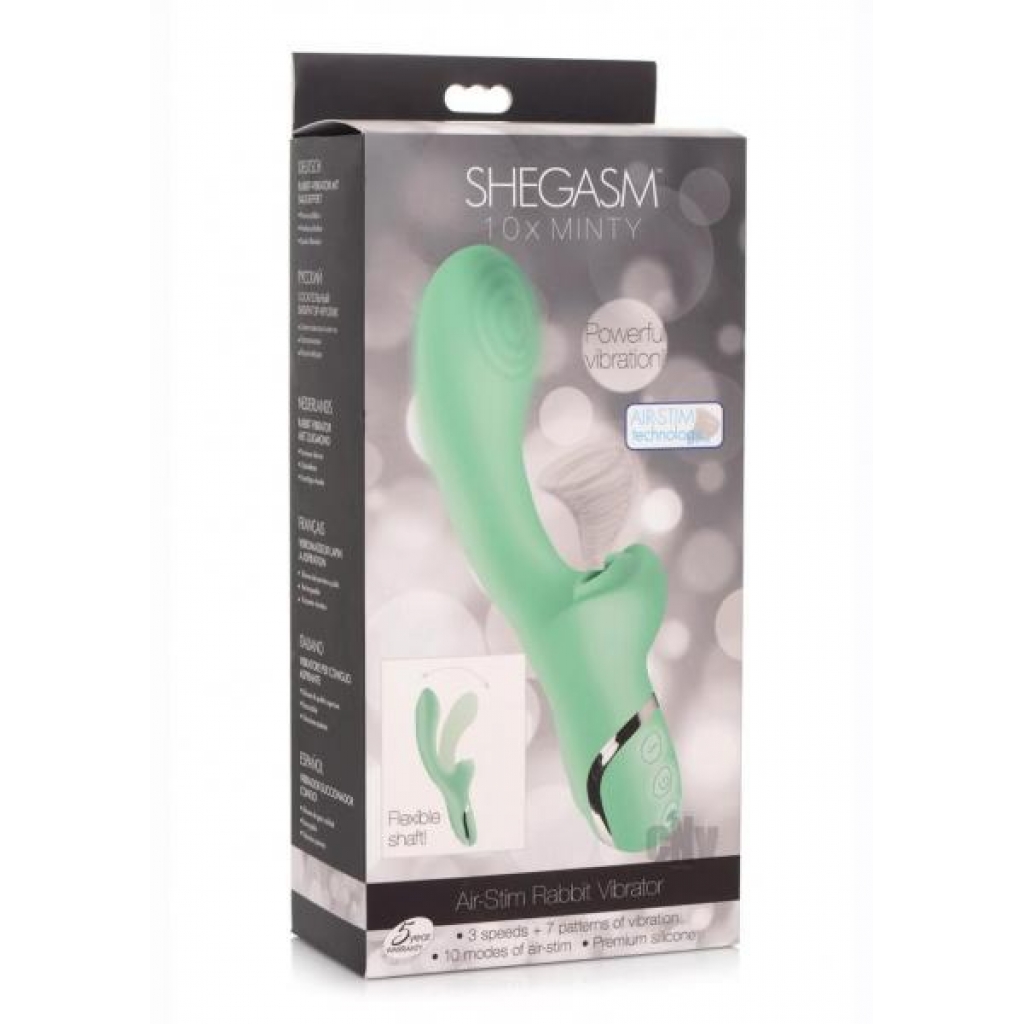 Shegasm Minty Rabbit Vibe Teal - Rabbit Vibrators