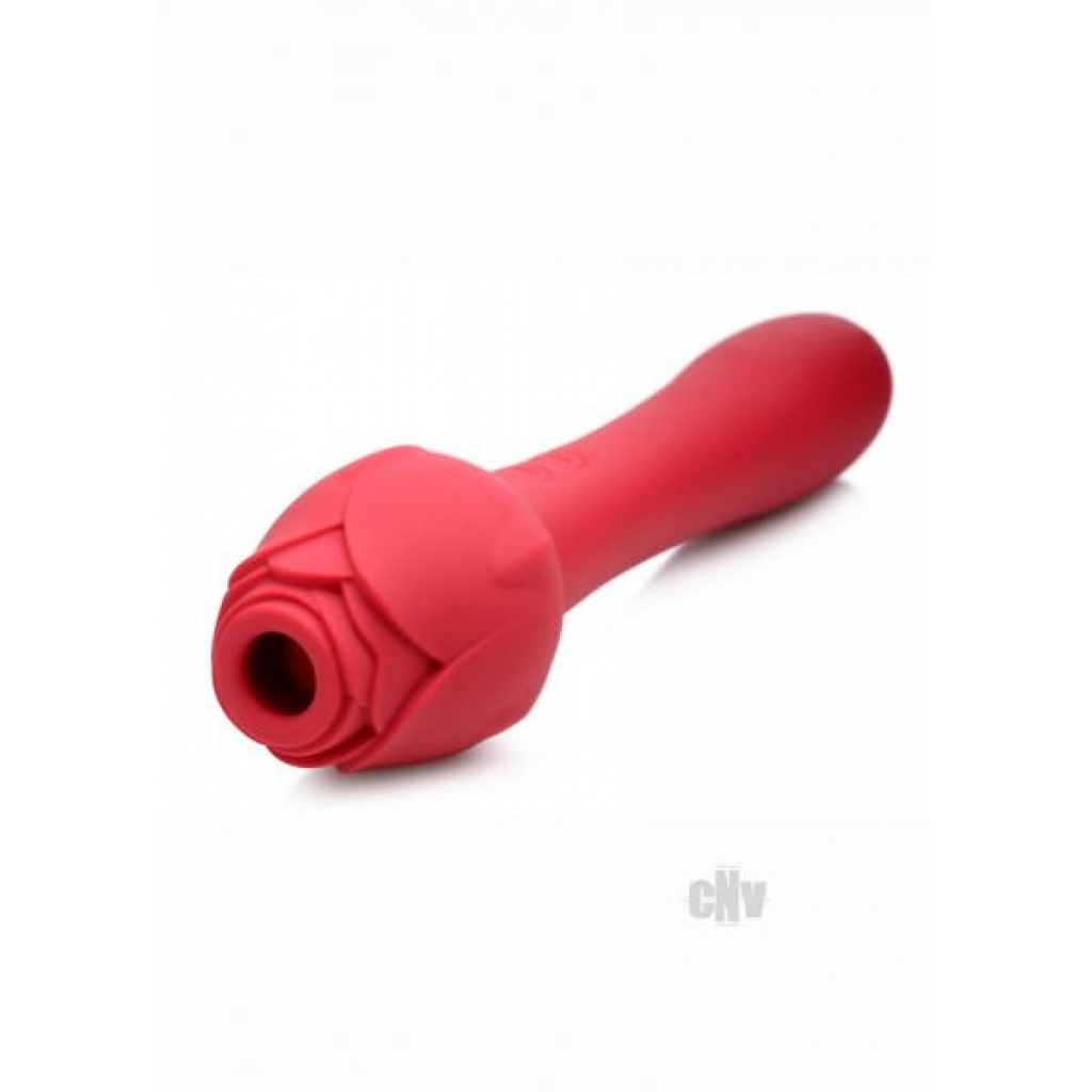 Inmi Bloomgasm Suction Rose Vibe Red - Clit Suckers & Oral Suction