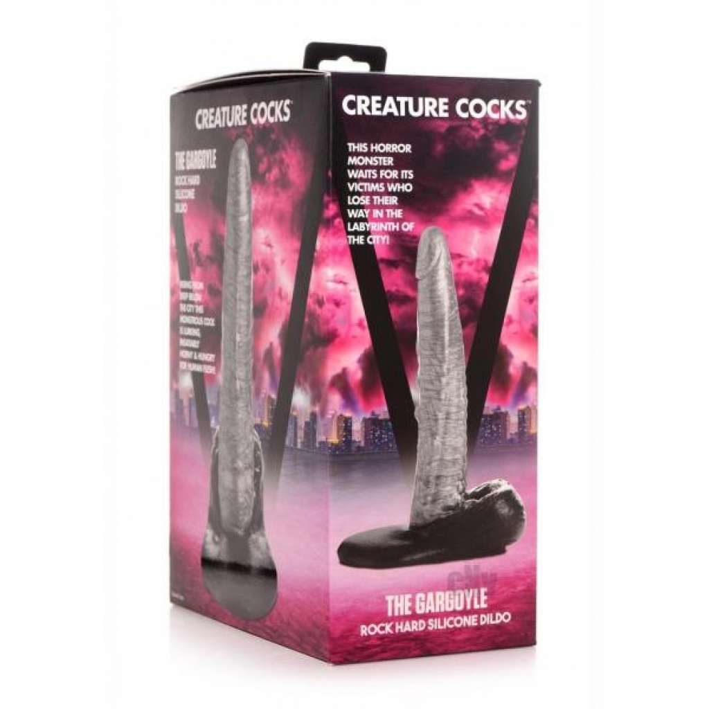 Creature Cocks Gargoyle Silver/black - Extreme Dildos