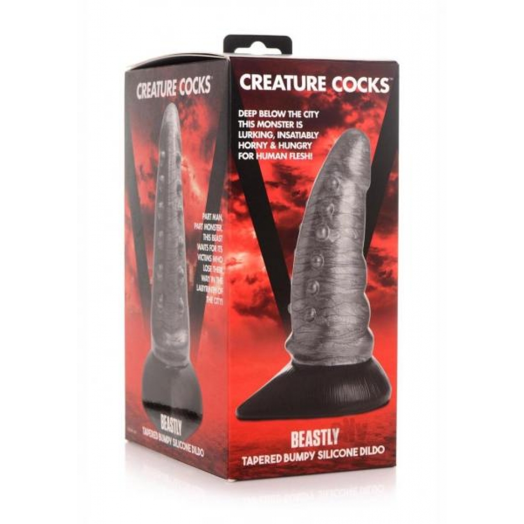 Creature Cocks Beastly Silver/black - Extreme Dildos