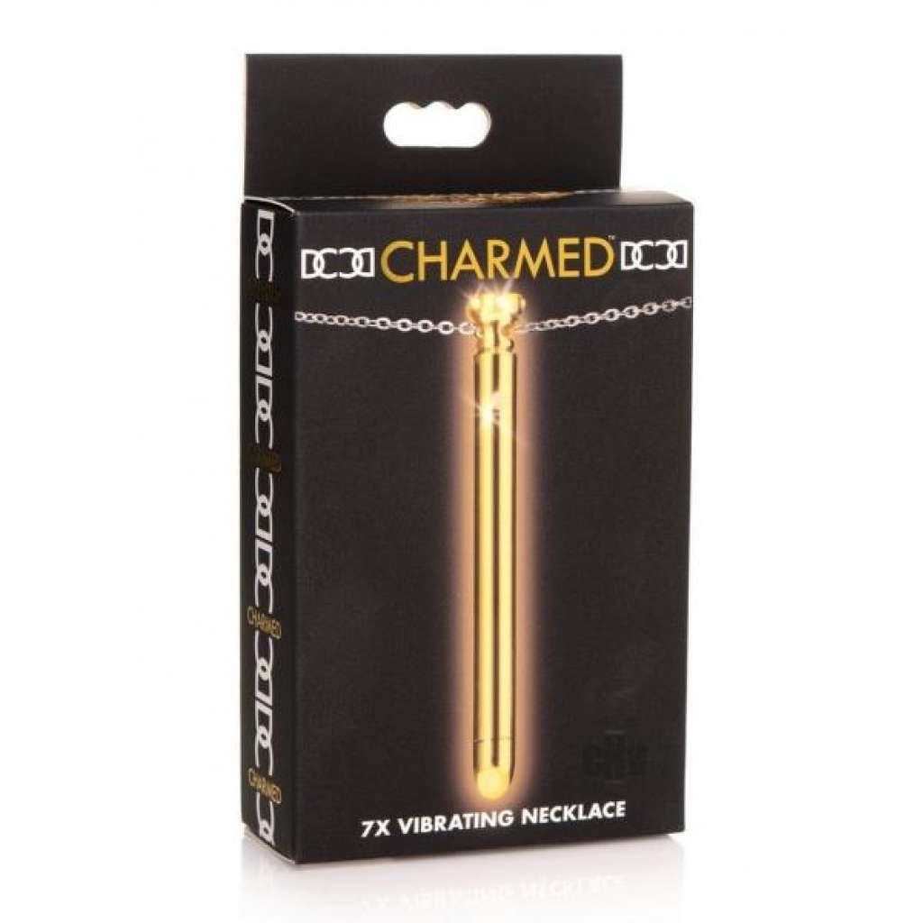 Charmed 7x Vibrating Necklace - Gold