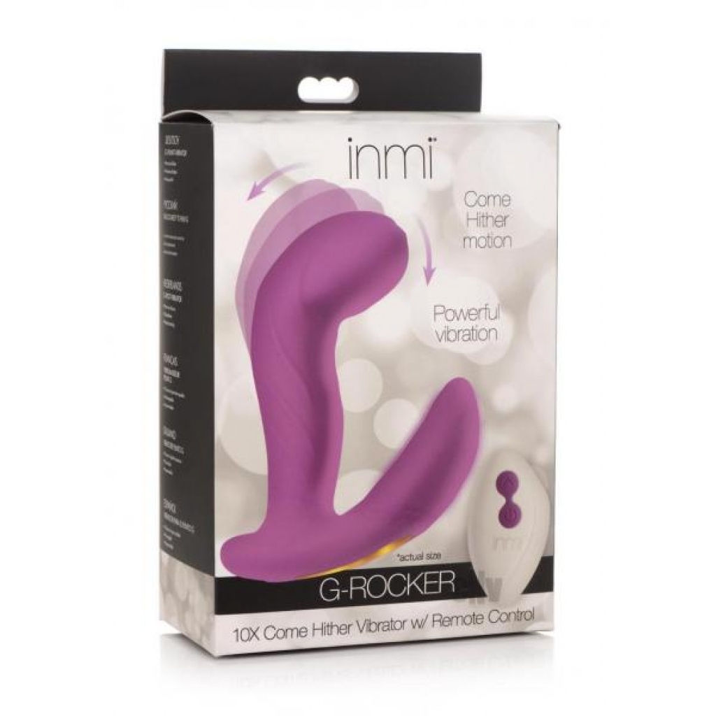 Inmi G-rocker Come Hither Purple - G-Spot Vibrators