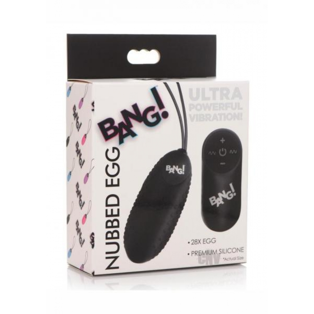 Bang 28x Nubbed Silicone Egg - Intense Stimulation