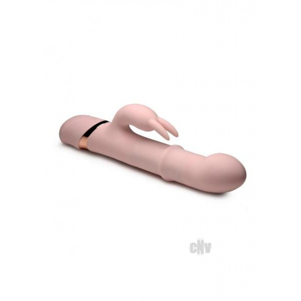 Inmi Sliding Ring Silicone Rabbit Pink - Rabbit Vibrators