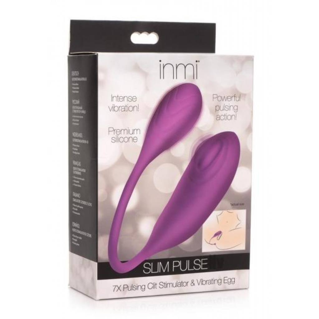 Inmi Slim Pulse Purple - G-Spot Vibrators Clit Stimulators