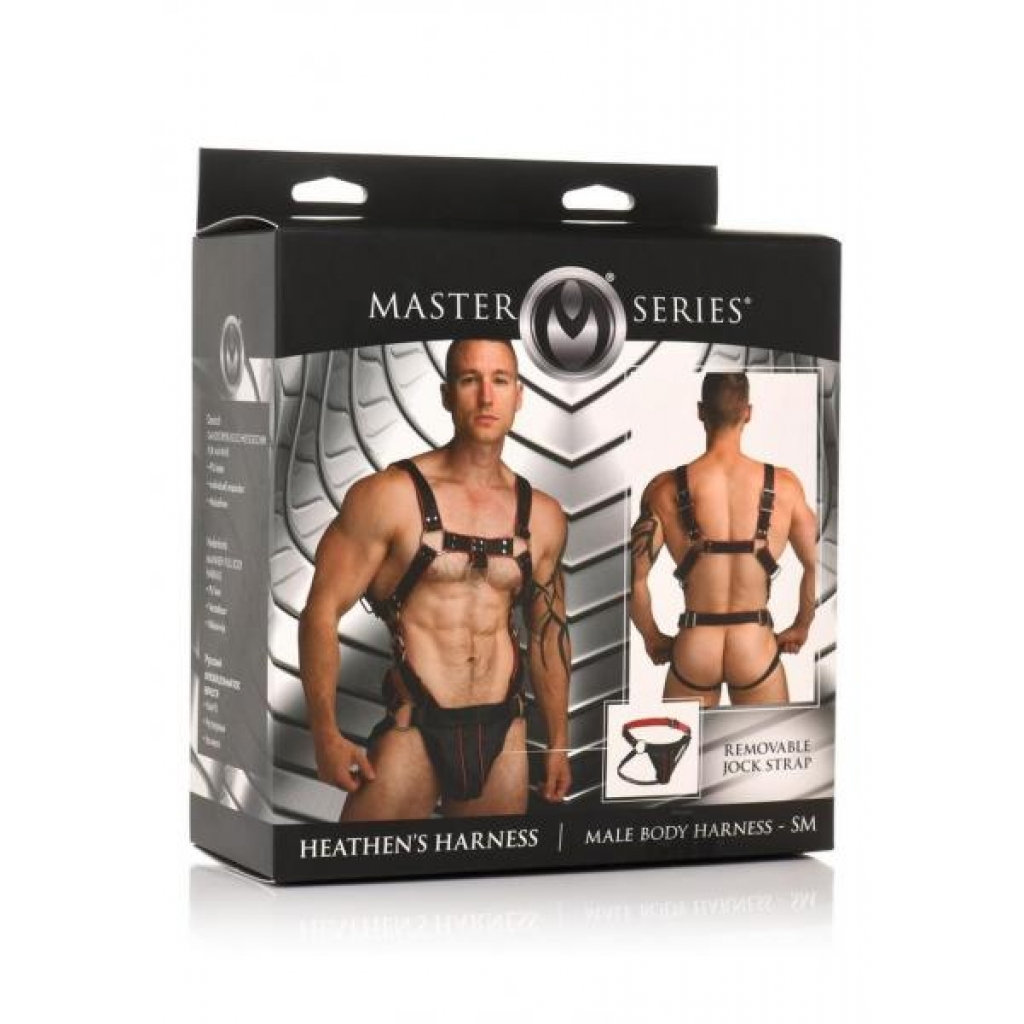 Ms Heathers Male Body Harness S/m - Harnesses