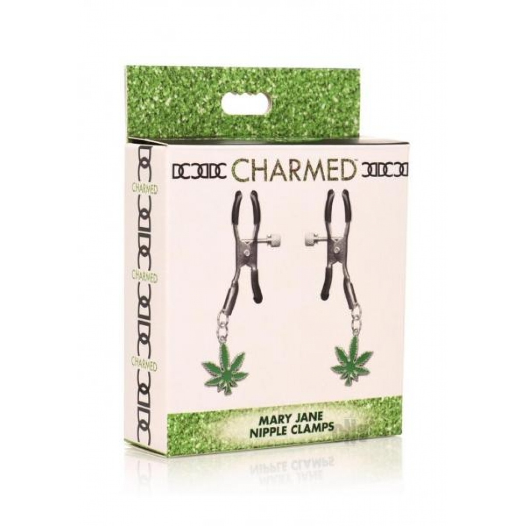 Charmed Mary Jane Nipple Clamps Green - Nipple Clamps