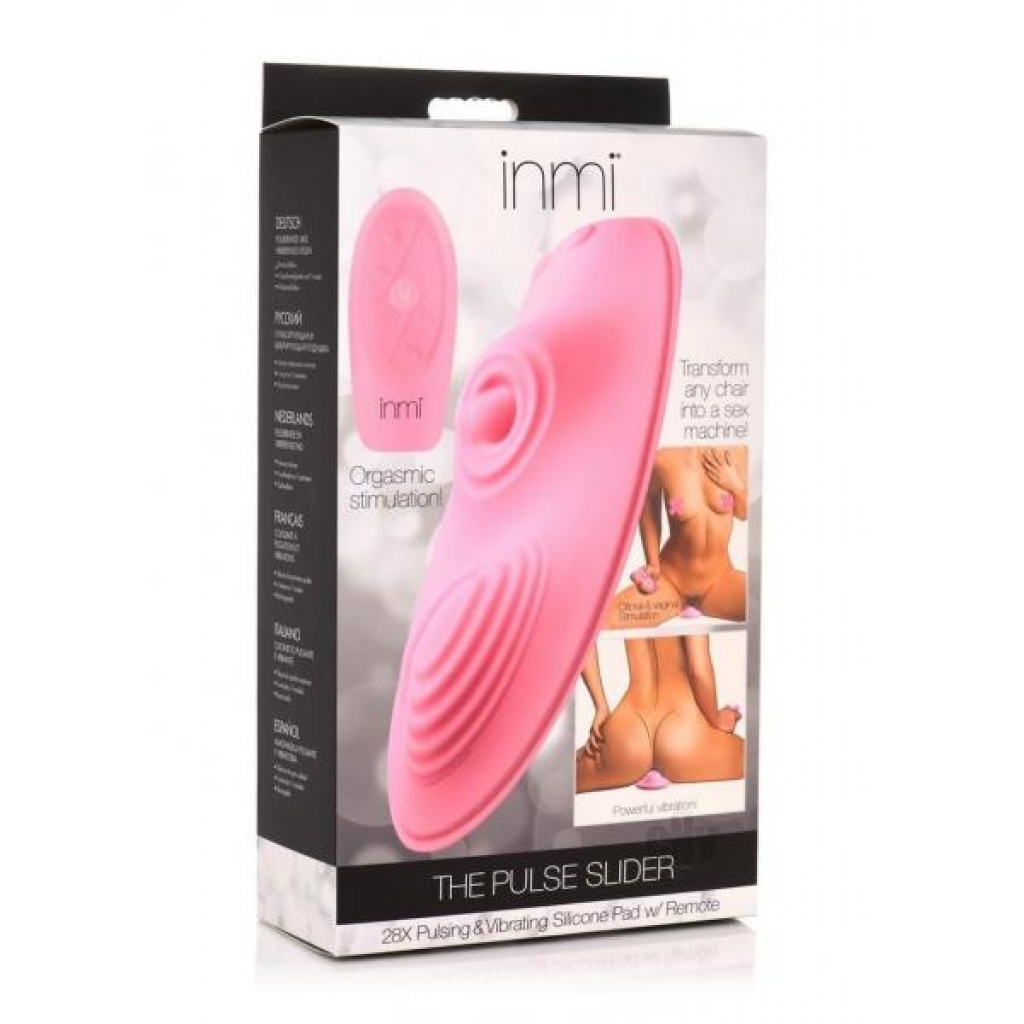 Inmi The Pulse Slider Pink - Palm Size Massagers