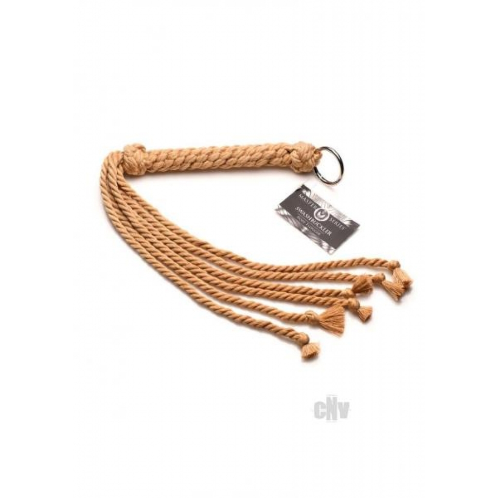 Ms Swashbuckler Rope Flogger Tan - Floggers