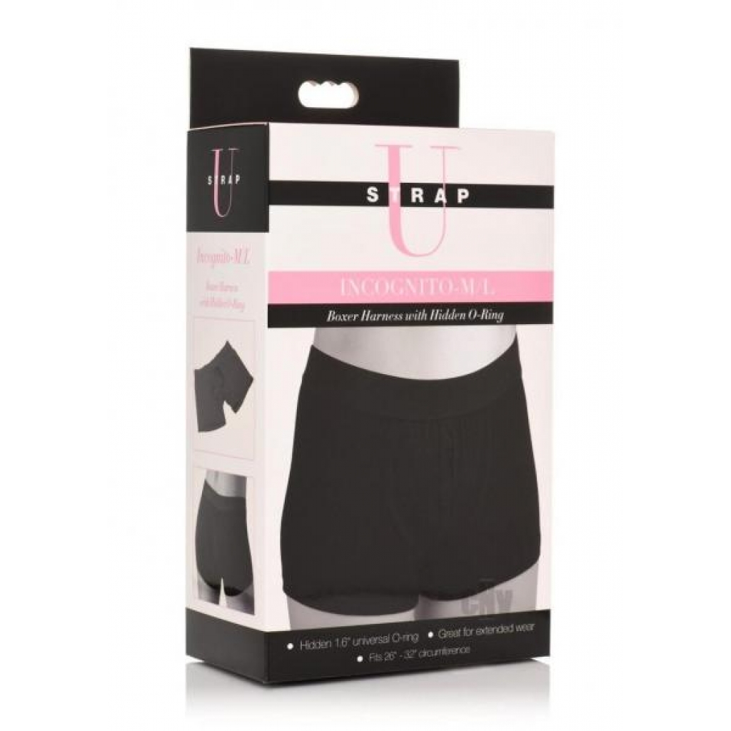 Strap U Incognito Boxer Harness M/l Blk - Harnesses