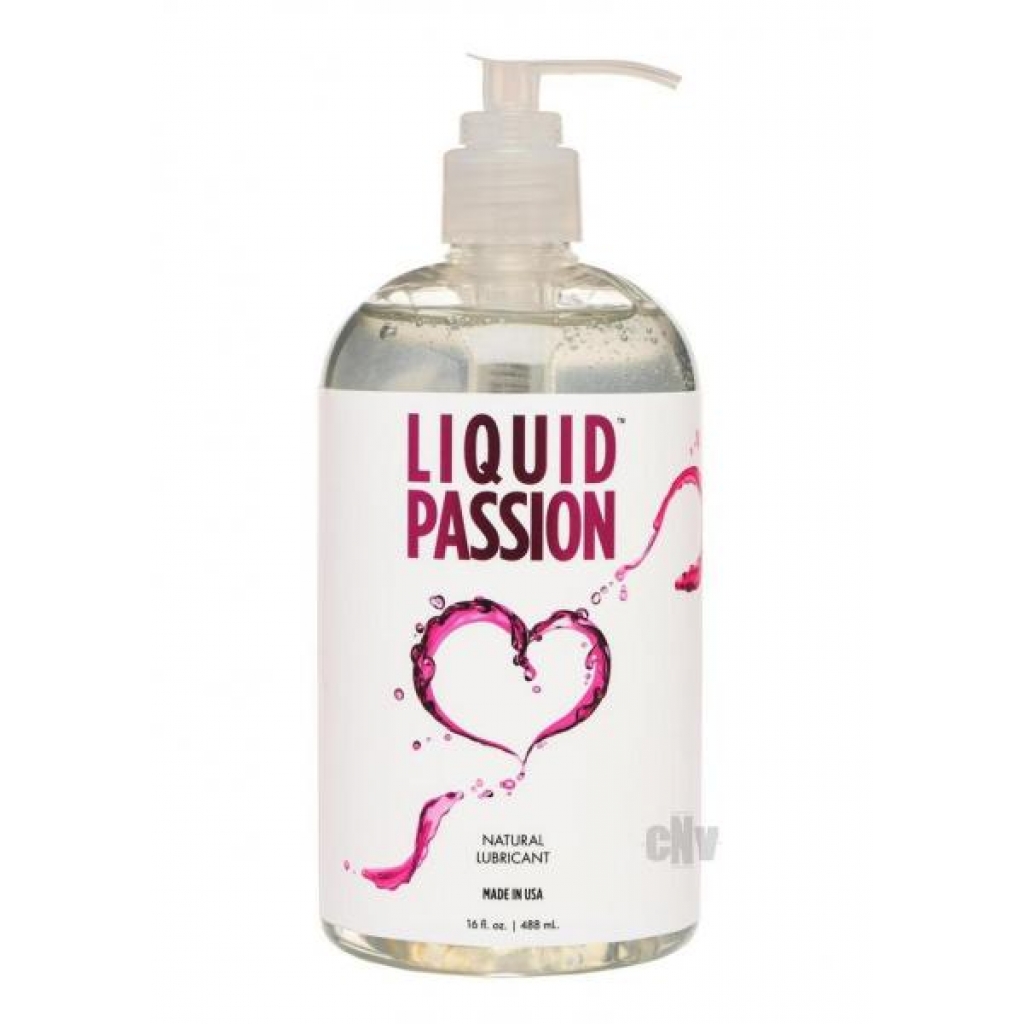 Liquid Passion Natural Lube 16oz - Lubricants