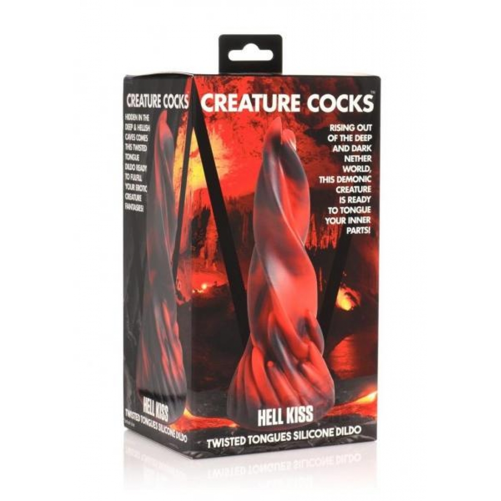 Creature Cocks Hell Kiss Red/black - Extreme Dildos