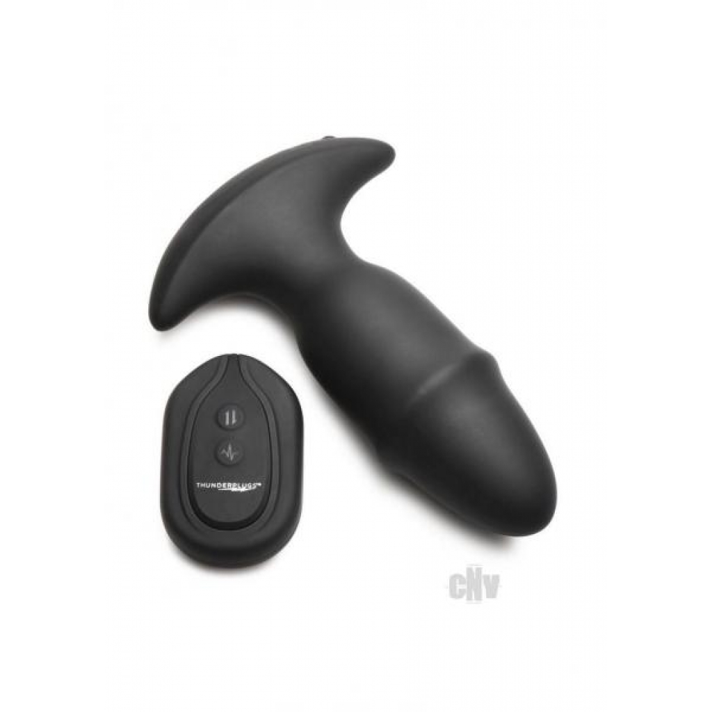 Thunder P Butt Slider Black - Huge Anal Plugs