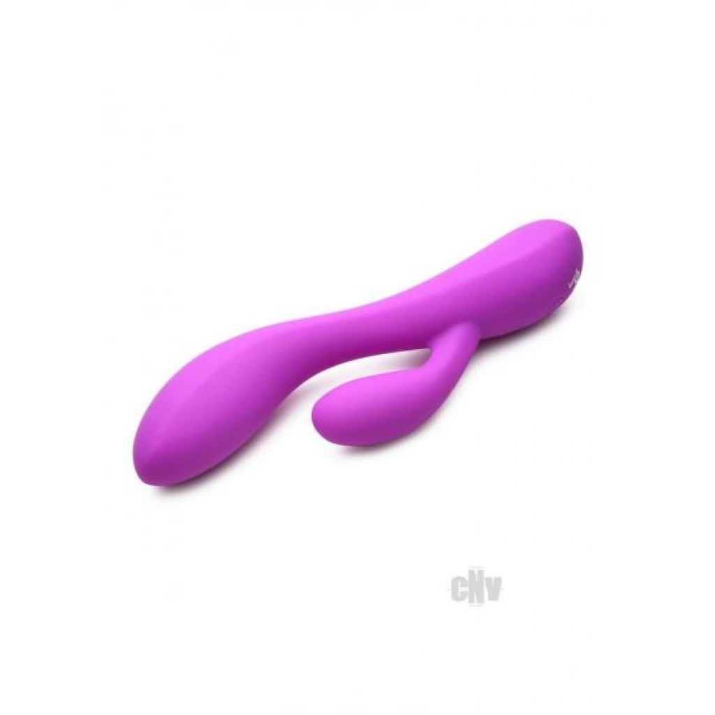 Bang Flexible Silicone Rabbit Purple - Rabbit Vibrators