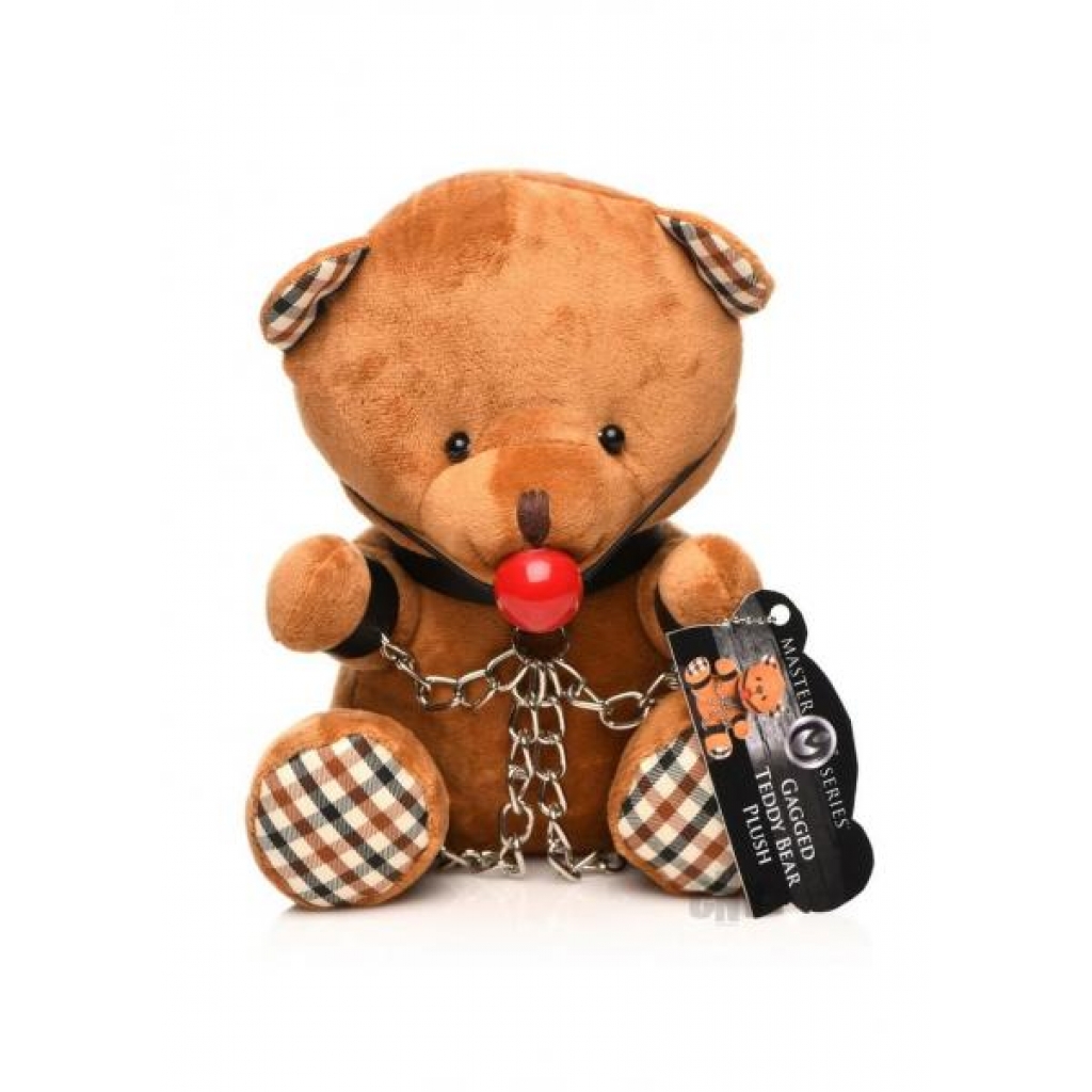 Ms Gagged Teddy Bear Brown - Gag & Joke Gifts