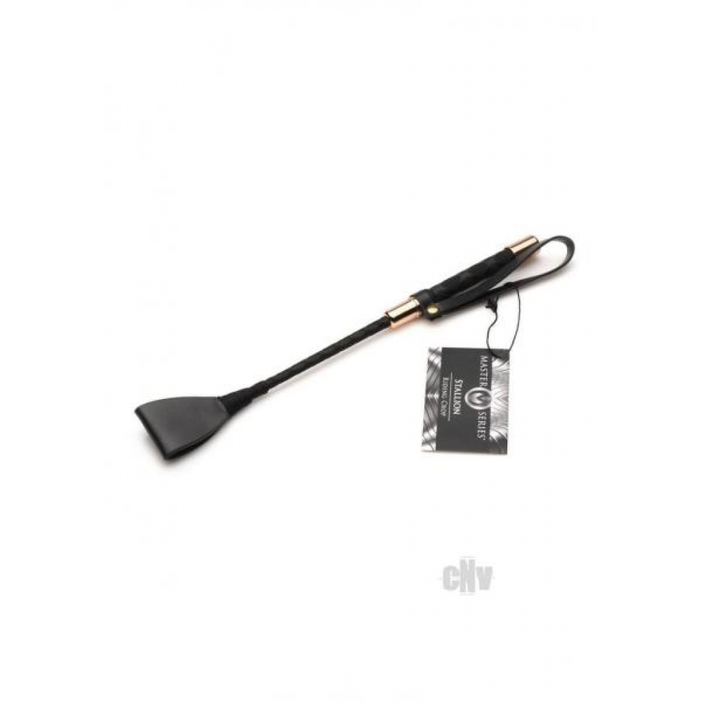 Ms Stallion Riding Crop 12 Black - Crops