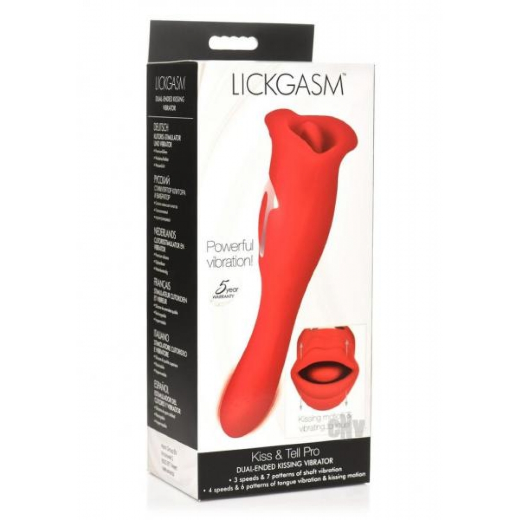 Lickgasm Kiss Tell Pro - Red