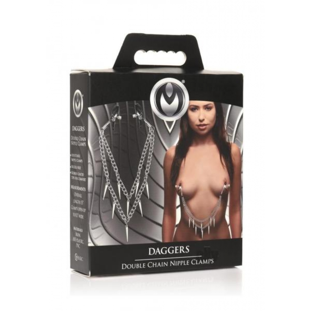 Ms Daggers Silver - Nipple Clamps