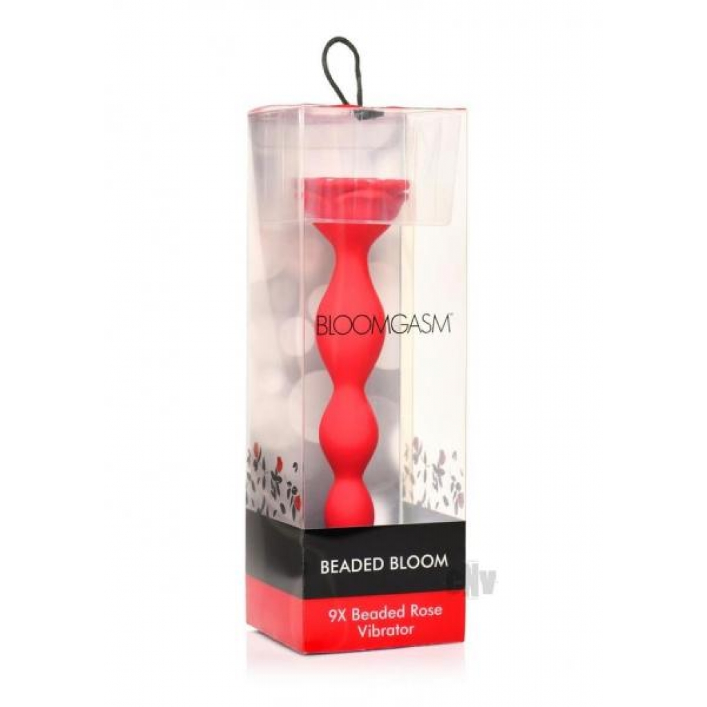 Bloomgasm Beaded Bloom Red - Anal Beads