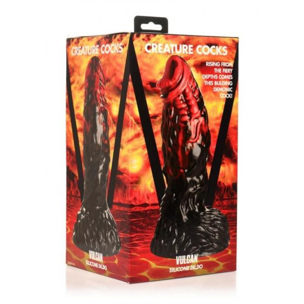 Creature Cocks Vulcan  Red/blk - Extreme Dildos