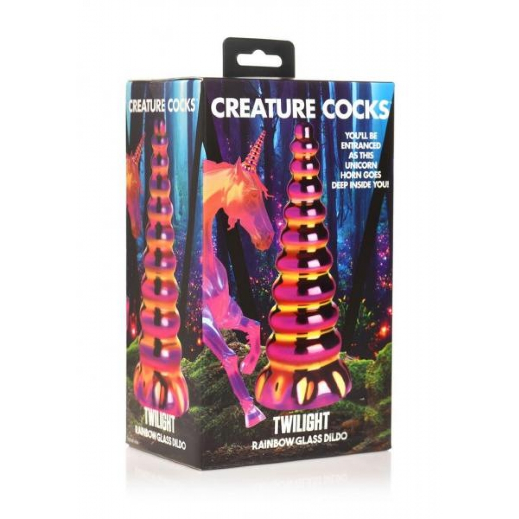 Creature Cocks Twilight Rainbow Glass Dong