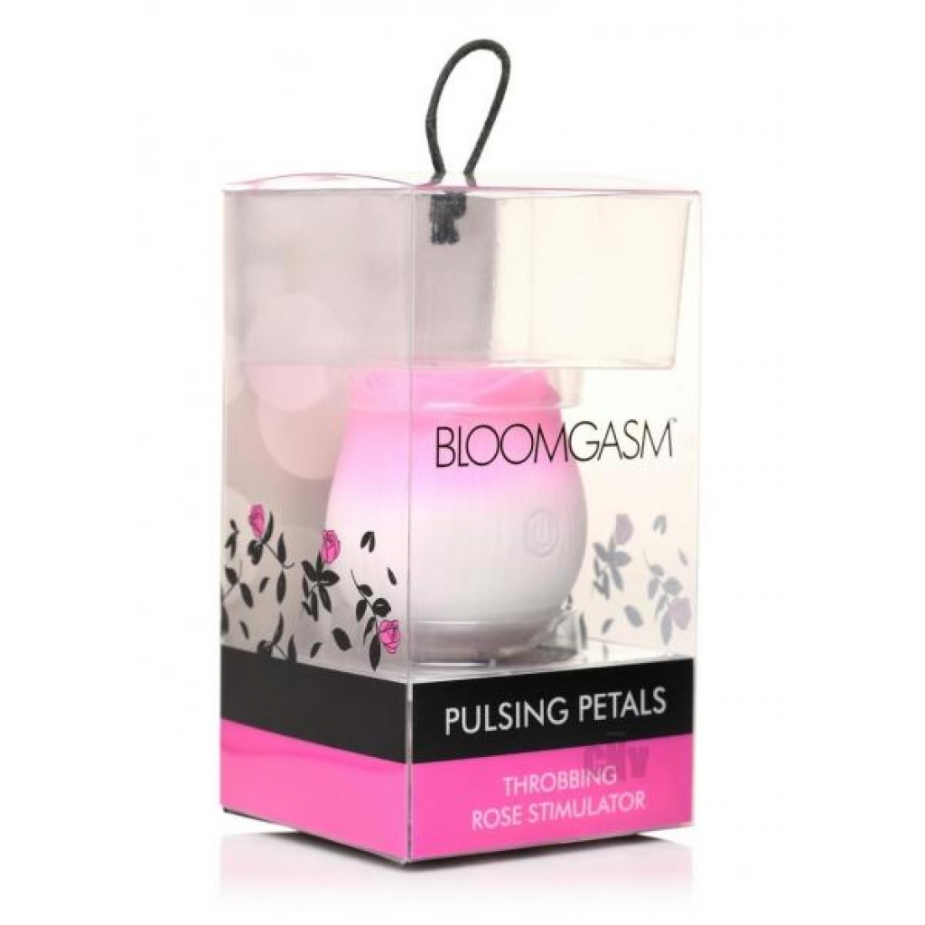 Bloomgasm Pulsing Petals Rose Stim Pnk - Clit Suckers & Oral Suction