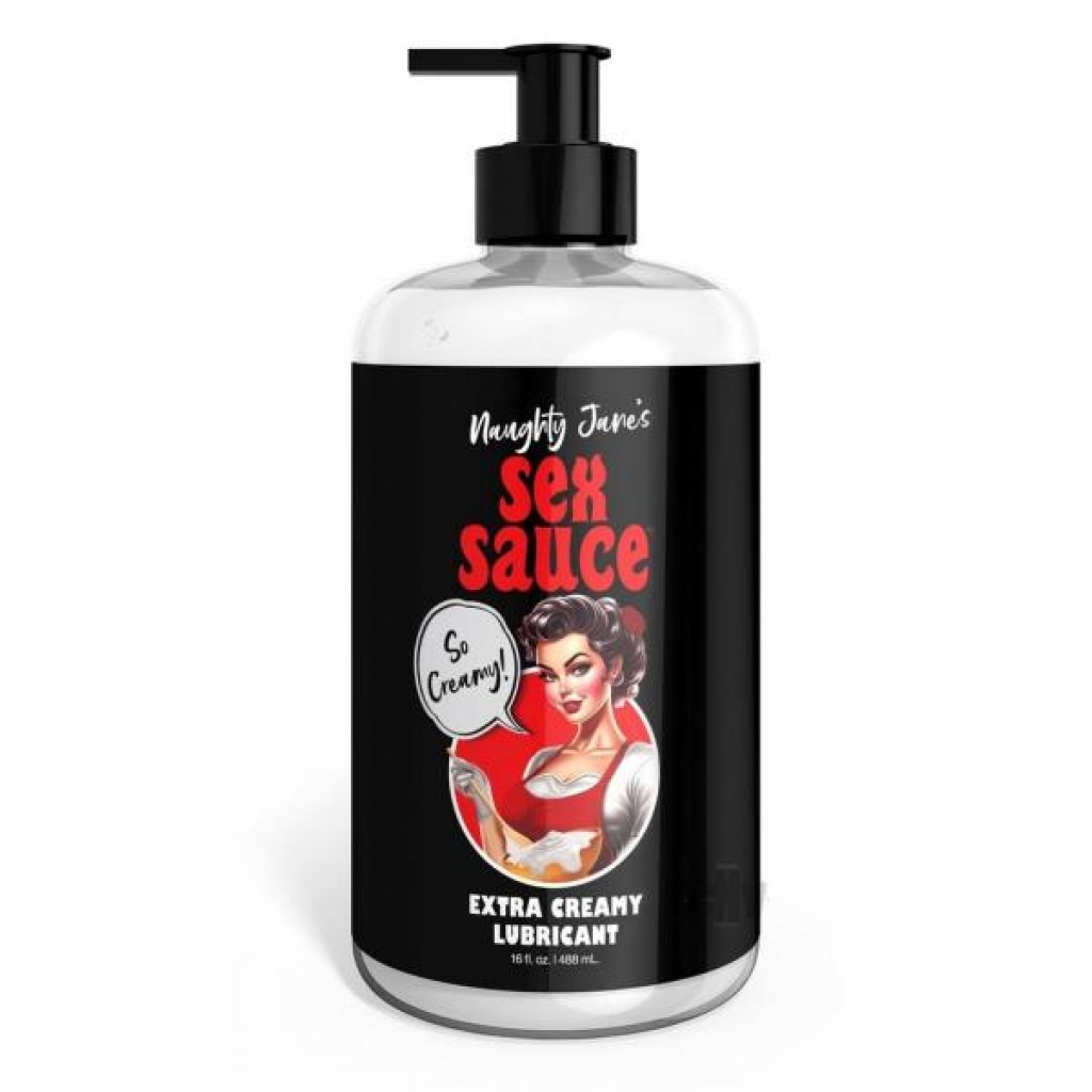 Naughty Janes Sex Sauce Extra Cream 16oz - Lubricants