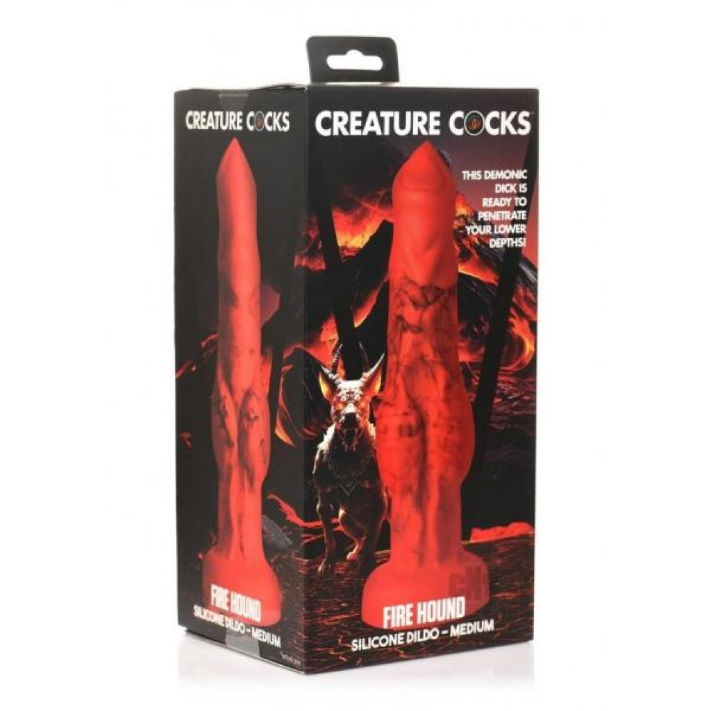 Creature Cocks Fire Hound Medium - Extreme Dildos