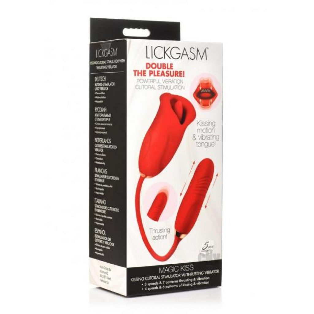 Lickgasm Magic Kiss Red - Modern Vibrators