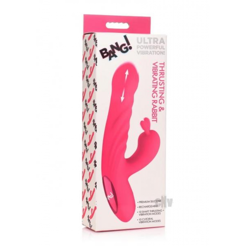 Bang Thrusting Vibrating Rabbit - Pink