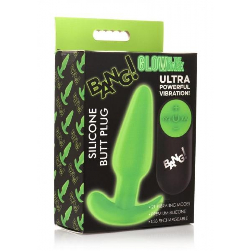 Bang 21x Gitd Butt Plug W/remote - Anal Plugs