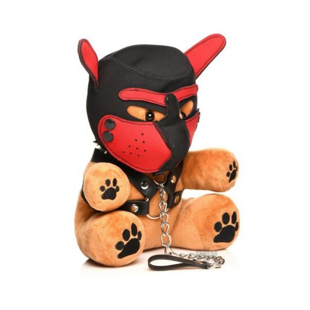 Ms Pup Bear Brwn/blk/rd - Gag & Joke Gifts