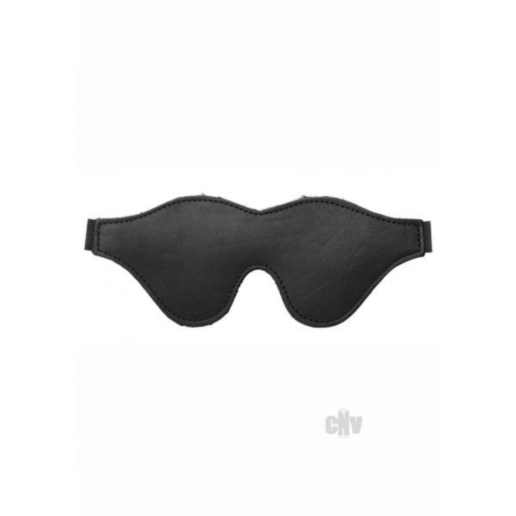 Strict Black Fleece Lined Blindfold - Blindfolds