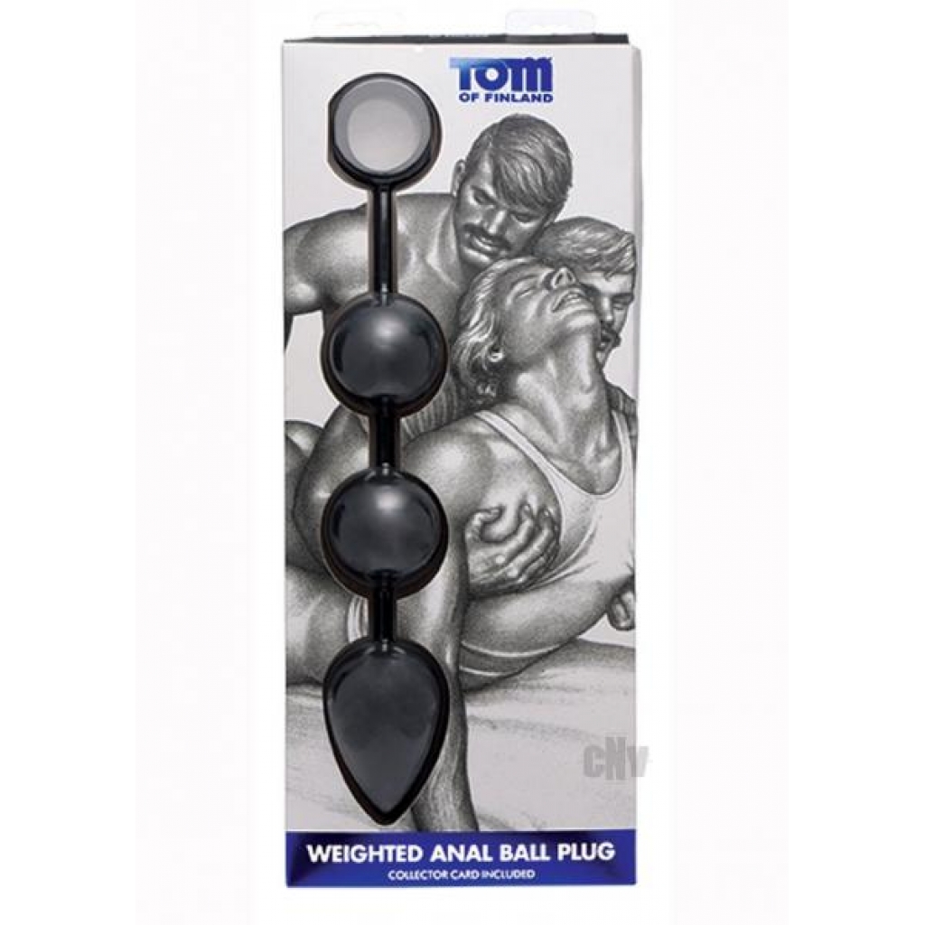 Tof Weighted Anal Ball Plug Large - Anal Beads