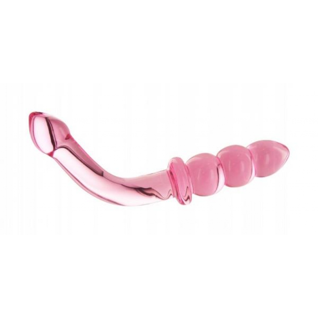 Hamsa Glass Wand Pink - Double Dildos