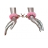 Pink Fur Handcuffs Caught In Candy - Handcuffs