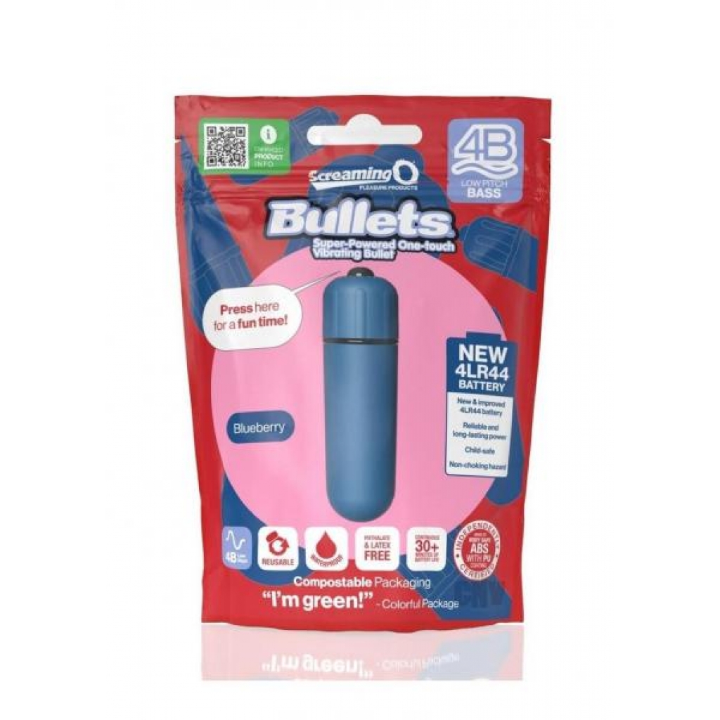 Screaming O 4b Bullet Blueberry - Bullet Vibrators