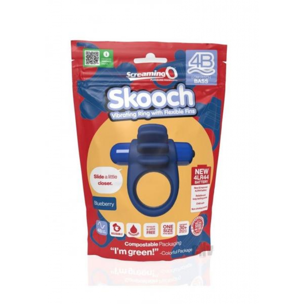 4b Skooch Blueberry - Couples Penis Rings