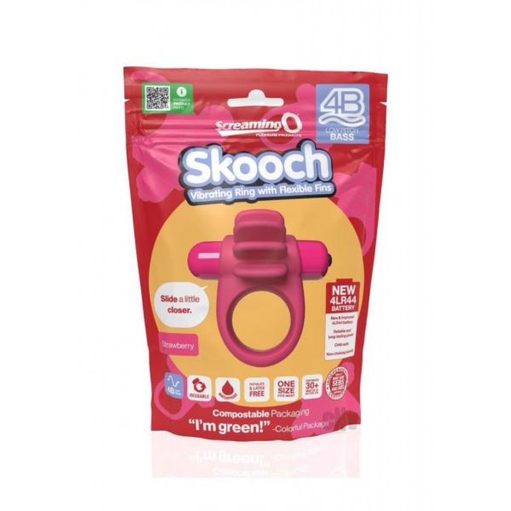 4b Skooch Strawberry - Couples Penis Rings