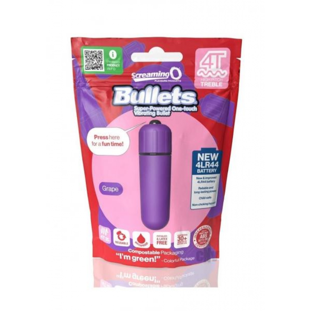 Screaming O 4t Bullet Grape - Bullet Vibrators