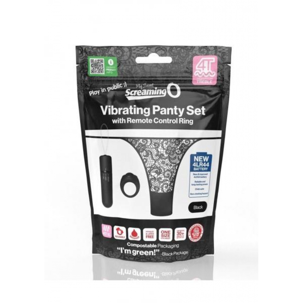 My Secret Screaming O 4t Panty Vibe Blk - Vibrating Panties