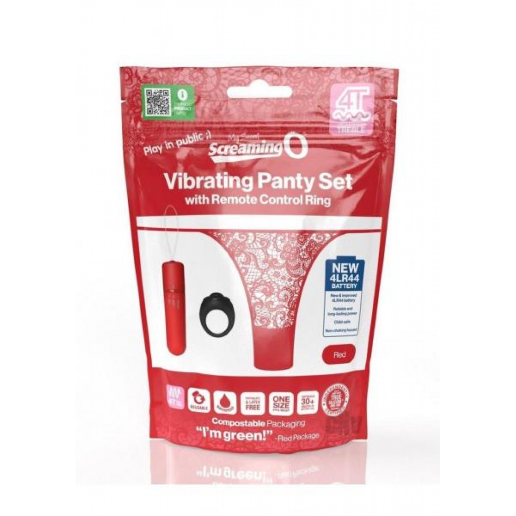 My Secret Screaming O 4t Panty Vibe Red - Vibrating Panties